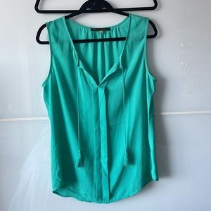 Got to go!! Rose & Olive teal blouse - Size Large